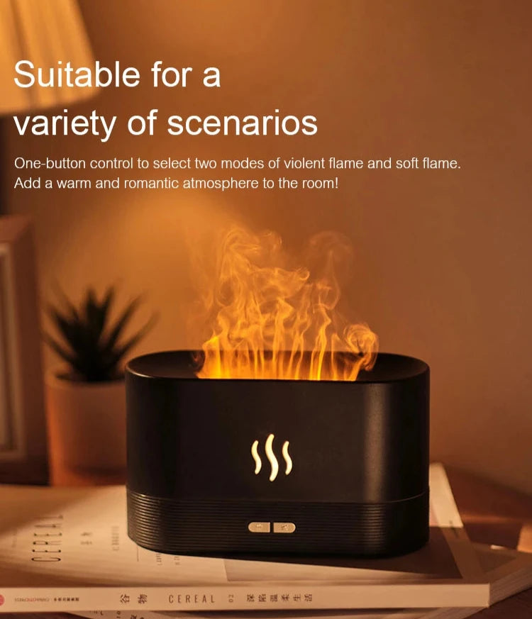 Flame Aroma Diffuser Humidifier