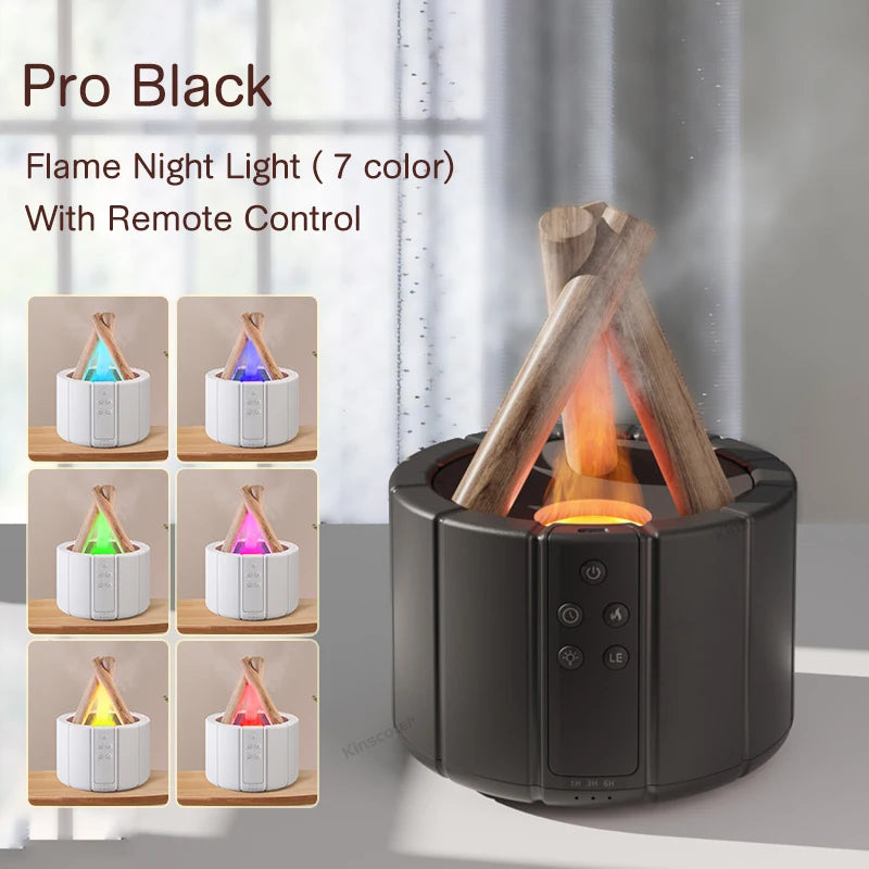 Simulated Flame Aroma Diffuser Air Humidifier