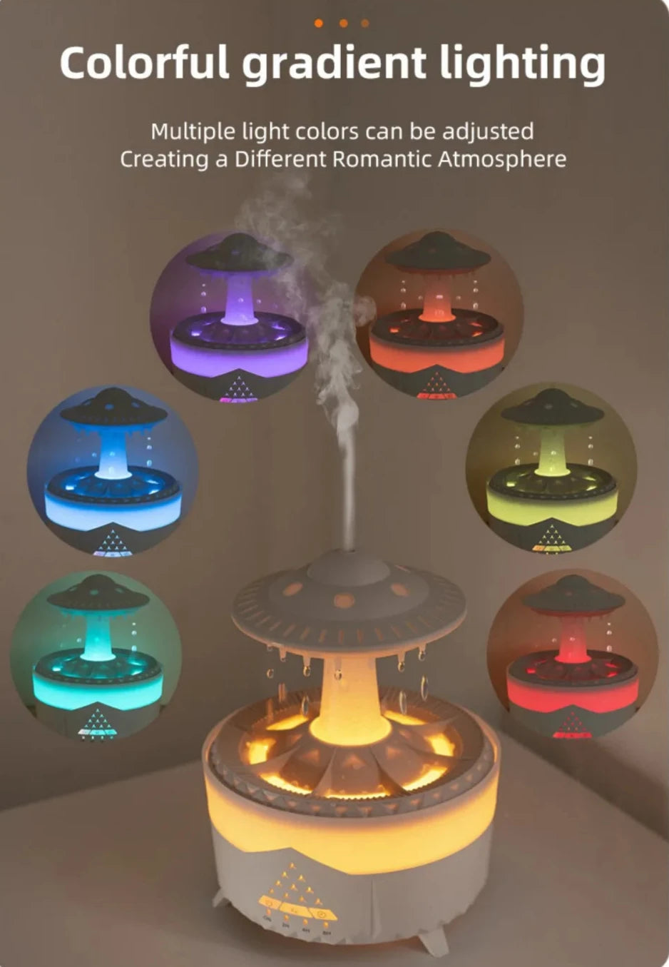 UFO Night Light Humidifier Diffuser