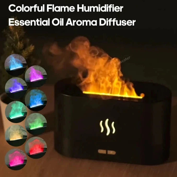 Flame Aroma Diffuser Humidifier