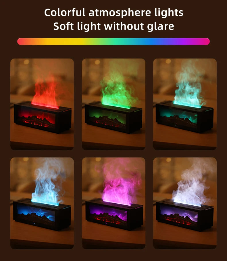 Flame Fireplace Aroma Diffuser