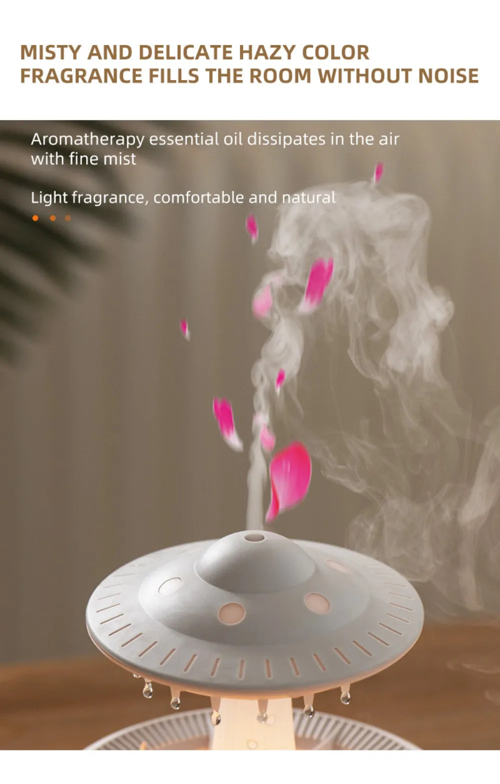 UFO Night Light Humidifier Diffuser