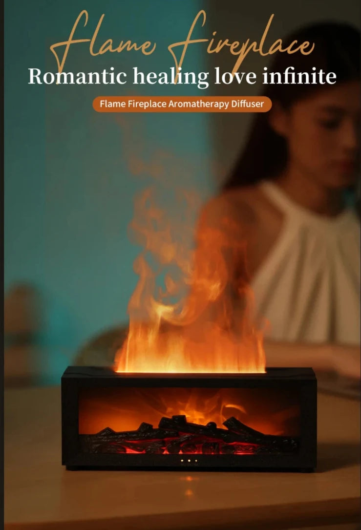 Flame Fireplace Aroma Diffuser