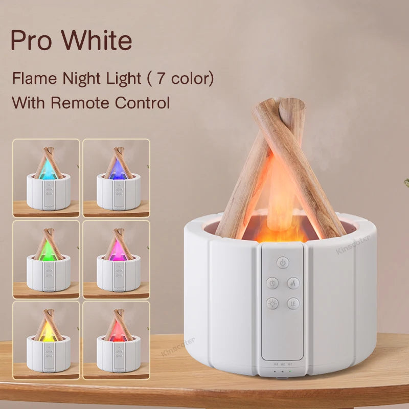 Simulated Flame Aroma Diffuser Air Humidifier