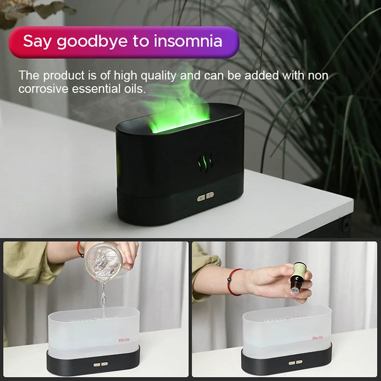 Flame Aroma Diffuser Humidifier