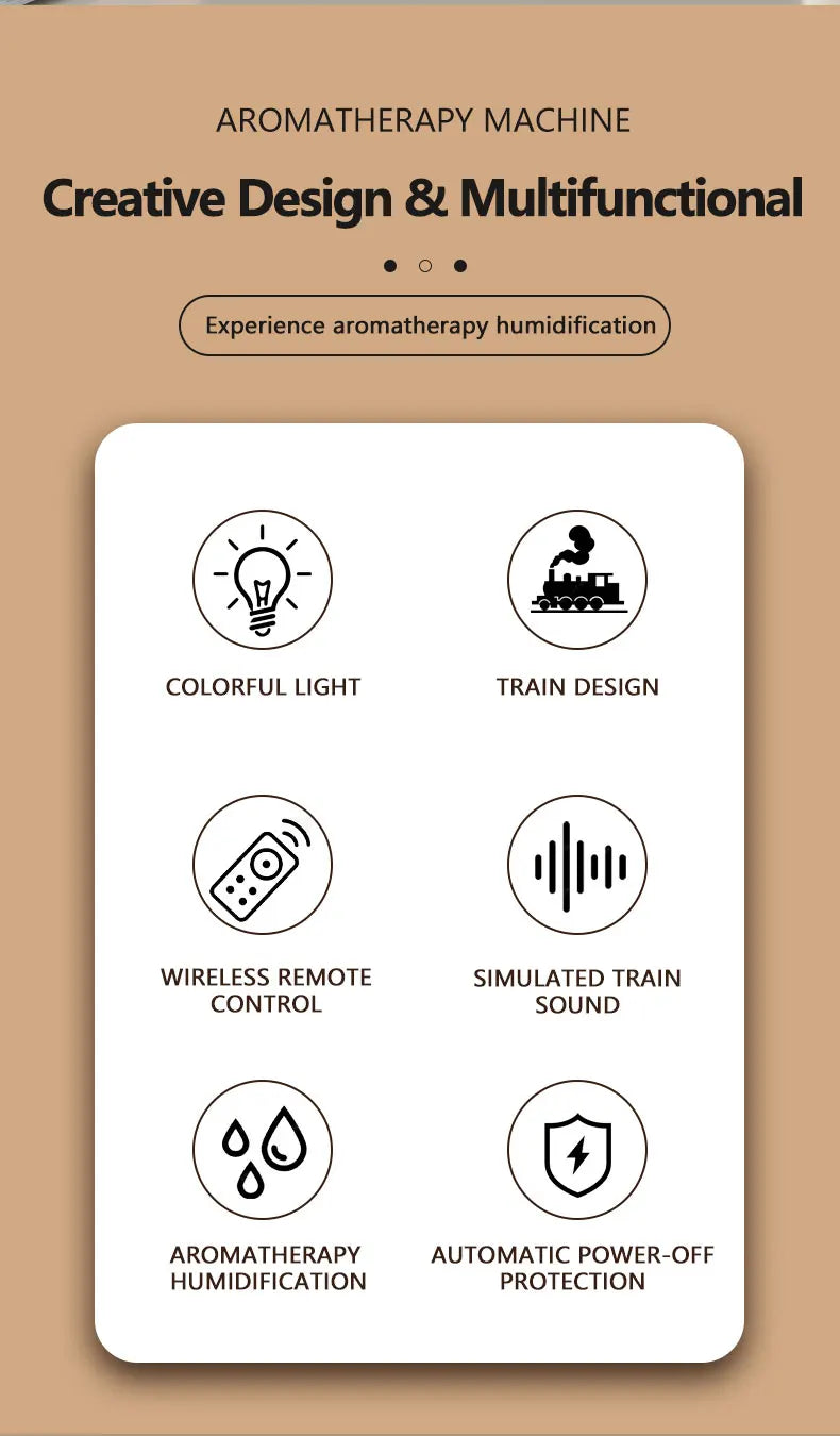 Train Air Humidifier Diffusers