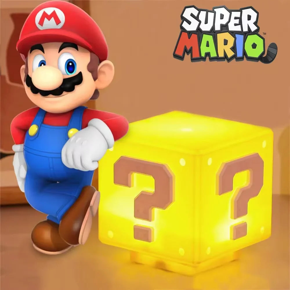 Super Mario LED Question Mark Night Light with Music