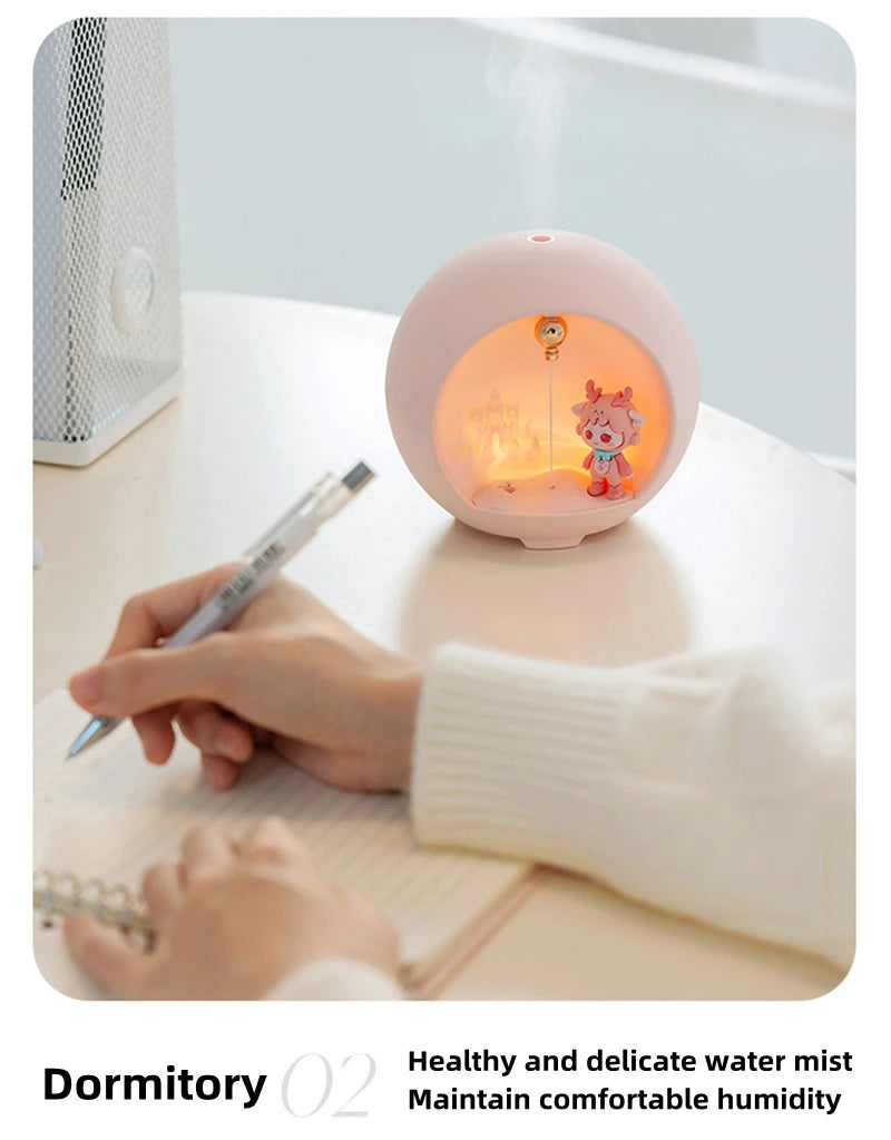 Cute Lamp Mini Air Humidifier