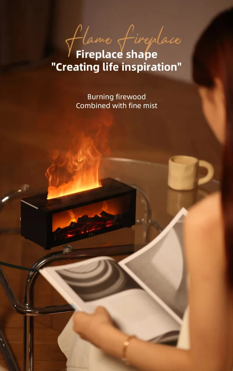 Flame Fireplace Aroma Diffuser