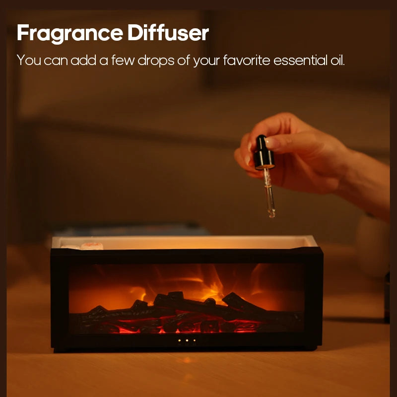 Flame Fireplace Aroma Diffuser