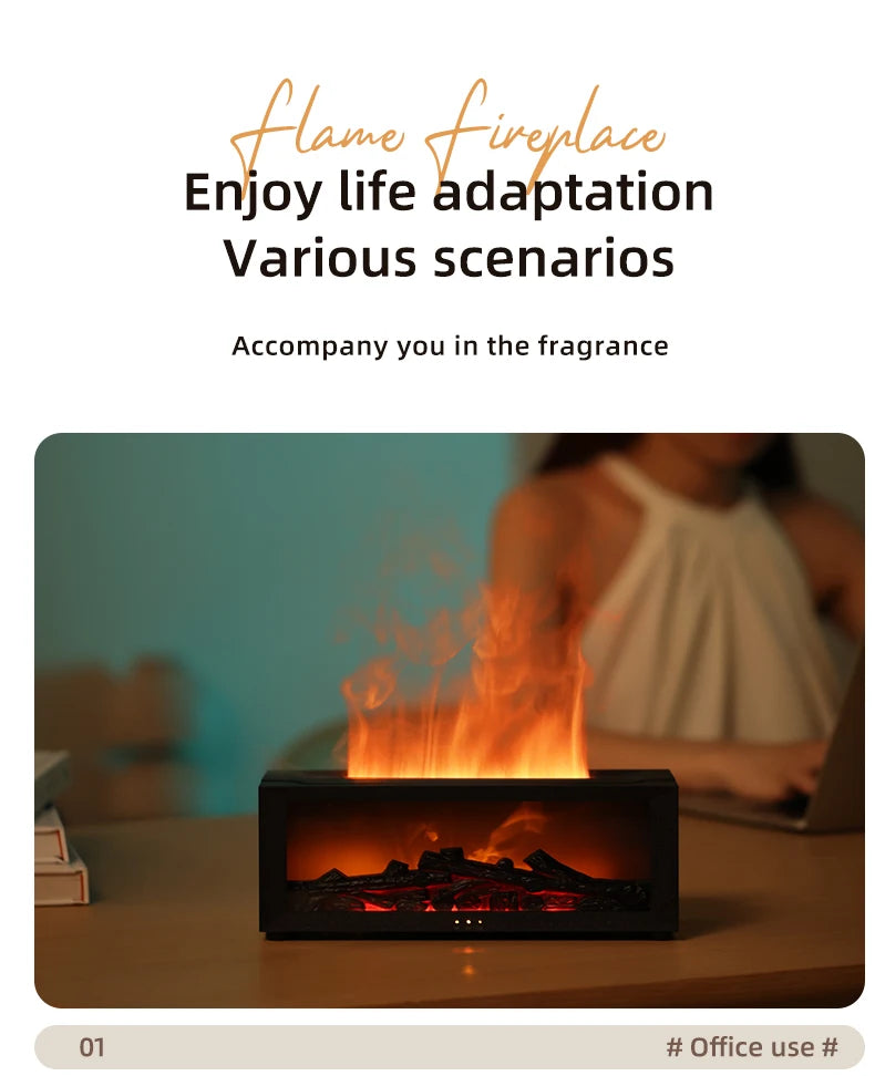 Flame Fireplace Aroma Diffuser