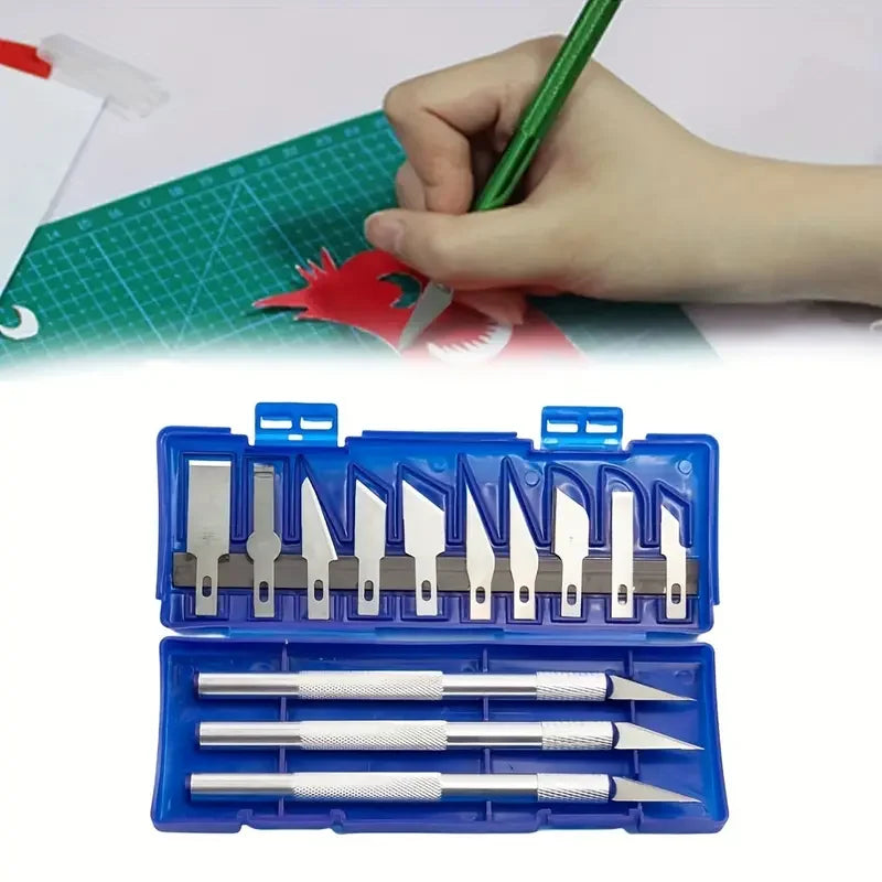 13pcs Aluminum Alloy Carving Knife Tool Set