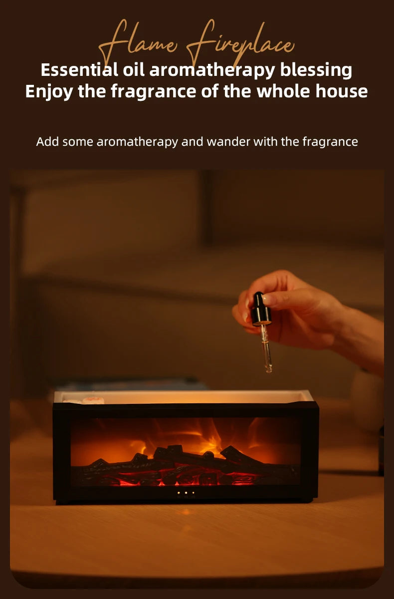 Flame Fireplace Aroma Diffuser