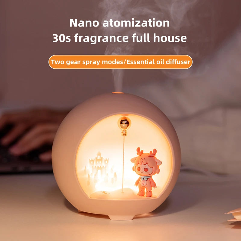 Cute Lamp Mini Air Humidifier