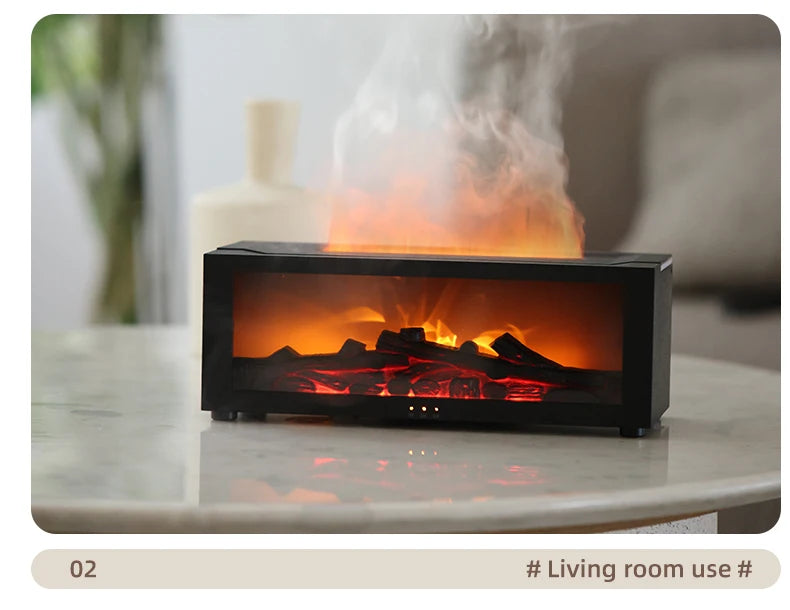 Flame Fireplace Aroma Diffuser